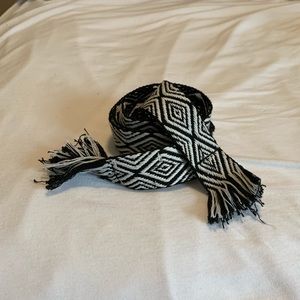 Black and white belt